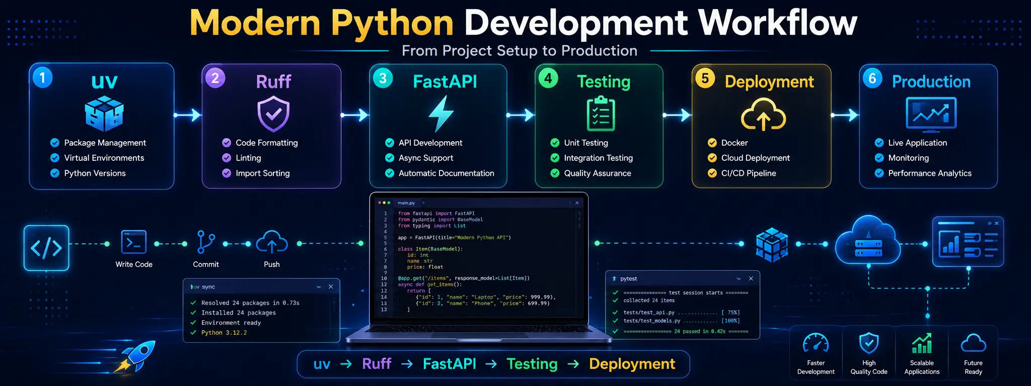 Modern Python development workflow